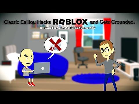 Classic Caillou Hacks Roblox and Gets Grounded! thumbnail