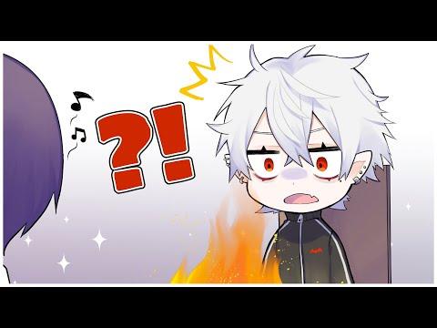 Kenmochi Toya takes Kuzuha to a Japanese BBQ | Animated Story (VTuber/NIJISANJI Moments) (Eng Sub) thumbnail