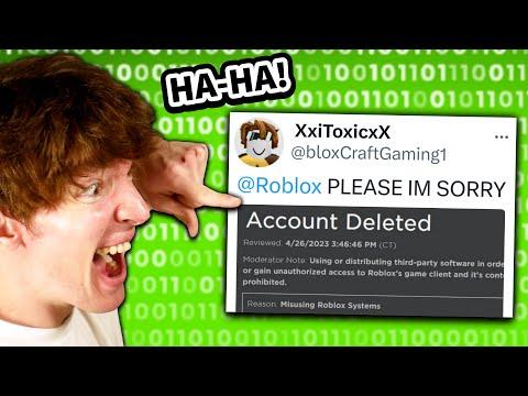 ROBLOX JUST FIXED HACKING AND BANNED HACKERS thumbnail