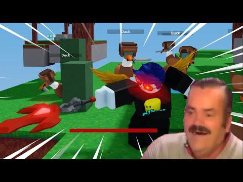 Twirl Blade VS DUCKS! (Roblox Bedwars) thumbnail