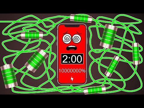 Overcharging Phone Battery !!10000000% [2 Minute Timer Bomb] ⚡ thumbnail