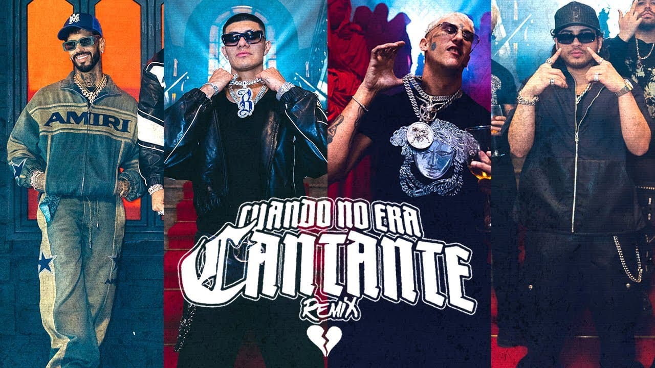 El Bogueto ❌ Anuel AA ❌ Yung Beef ❌ Fuerza Regida - Cuando No Era Cantante Remix , Official video