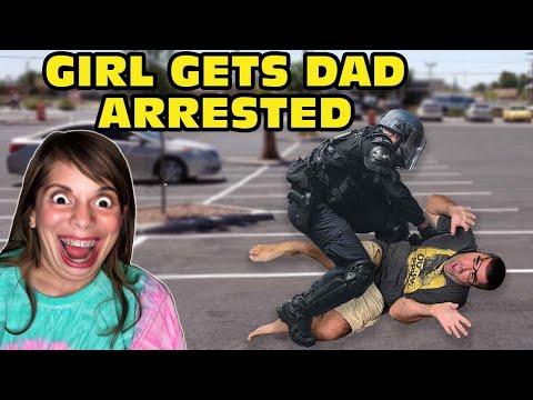 🤬Girl Temper Tantrum🤬 Calls Police And Gets Dad Arrested! - [Original] thumbnail