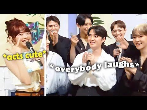 Eunchae tries to do *aegyo* in front of EXO 😂 thumbnail