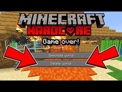 How to RESPAWN in MINECRAFT HARDCORE? How to BE ALIVE/RELIVE Hardcore World Tutorial AFTER DEATH!!! thumbnail