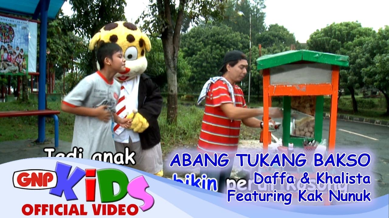 Abang Tukang Bakso - Daffa & Khalista feat Kak Nunuk | Lagu Anak Ceria Edukatif