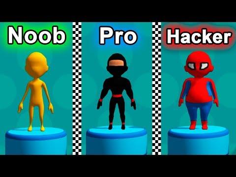 NOOB vs PRO vs HACKER - Fun Race 3D thumbnail