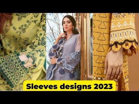 Upcoming fashion trendy sleeves designs 2023|New latest bazo design|Sleeves design ideas thumbnail