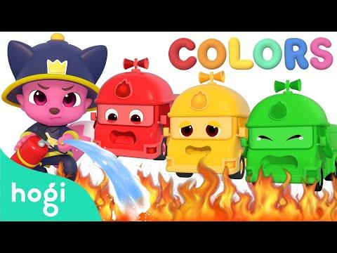 [NEW✨] 🚒 🔥 Learn Colors with Colorful Fire Truck | Colors for Kids｜Hogi Colors｜Hogi Pinkfong thumbnail