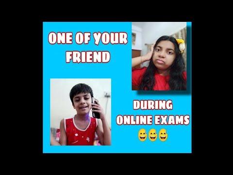 ONE OF YOUR FRIEND DURING ONLINE EXAMS 😅😅| NAMRATA'S IDEAS| thumbnail