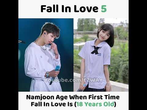 BTS Members Age First Time Fall In Love With Girls! 😮😱 thumbnail