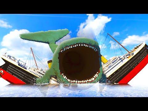BLOOP Monster Sinks the Titanic - Teardown Mods Gameplay thumbnail