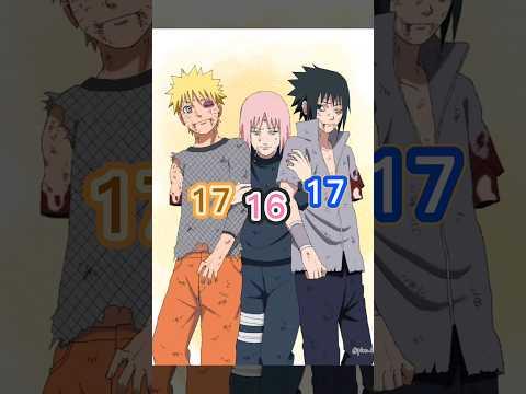 Naruto Uzumaki, Sakura haruno, Sasuke Uchiha Evolution #sakamachi thumbnail