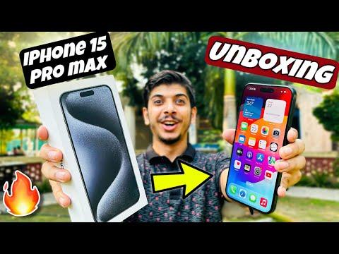 iPhone 15 Pro Max Unboxing & First Impressions | Giveaway 🔥 thumbnail