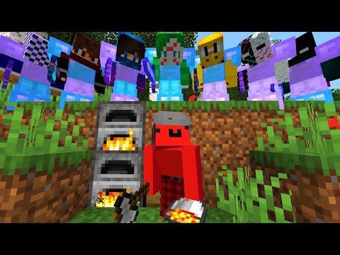 Minecraft Speedrunner VS 7 Hunters GRAND FINALE thumbnail