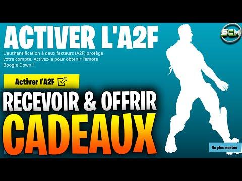 COMMENT ACTIVER L'A2F FORTNITE, COMMENT RECEVOIR ET OFFRIR DES CADEAUX FORTNITE, AUTHENTIFICATION thumbnail