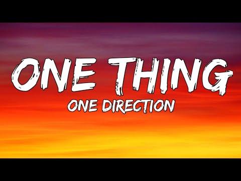 One Direction - One Thing (Lyrics) thumbnail