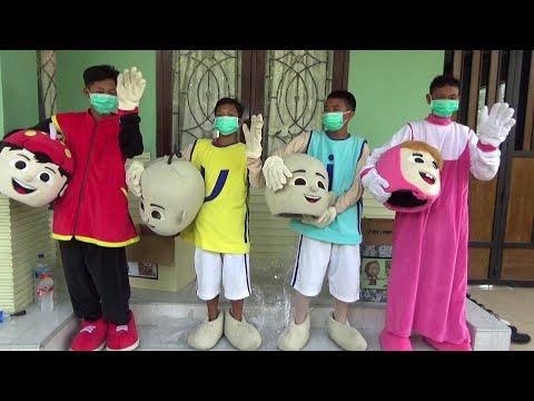 COSPLAY BOBOIBOY, MASHA & UPIN IPIN - MY FRIEND UNBOXING & WEARING COSTUME - TERPESONA Rec CX 405 thumbnail