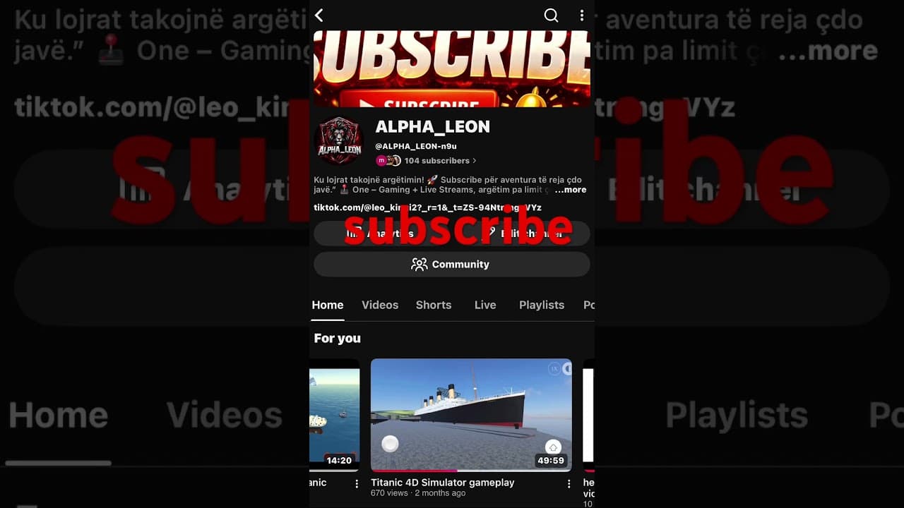 Channel Banner