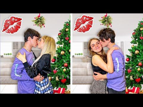 KISSING My Friends Under The MISTLETOE **prank** | Jentzen Ramirez thumbnail