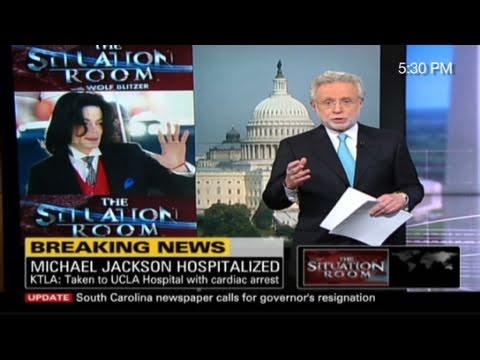 CNN: CNN covers Michael Jackson's death thumbnail