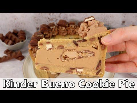 Kinder Bueno Cookie Pie Recipe thumbnail
