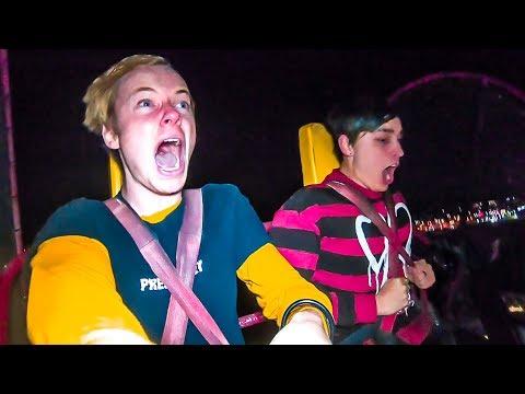 OVERNIGHT AT AMUSEMENT PARK! w/ Sam, Colby, Corey & Jake Webber thumbnail