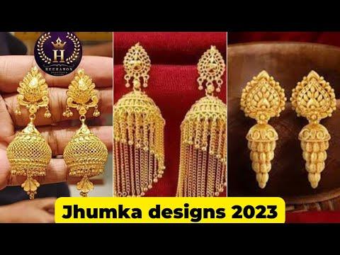 Latest jhumka design 2023|New model jhumka design gold|Jhumka design photo thumbnail