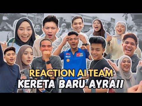 REACTION AI TEAM KERETA BARU AYRA!! ALIEF IRFAN TERHARU! thumbnail