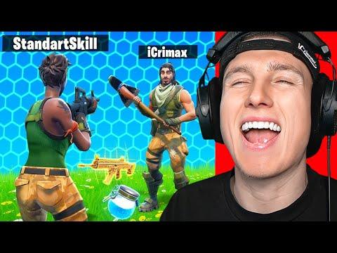 iCrimax REAGIERT auf ERSTE RUNDE FORTNITE 😂 thumbnail