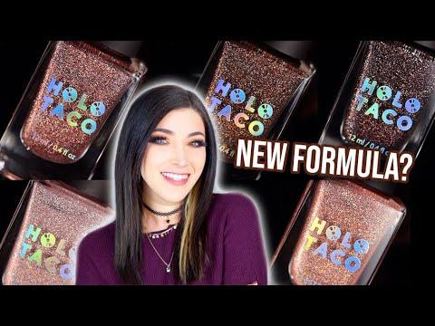 Holo Taco Holo Barista Crushed Holo Nail Polish Collection Swatches! || KELLI MARISSA thumbnail