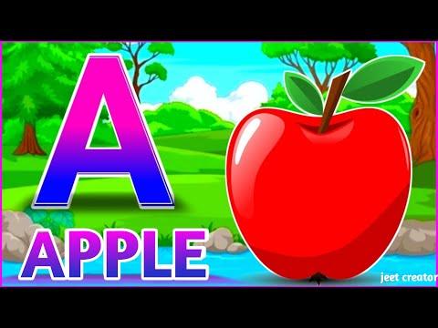 A for apple | abcd | abcd letters | a for apple b for ball | abcd song | abcdef |learning for kids thumbnail