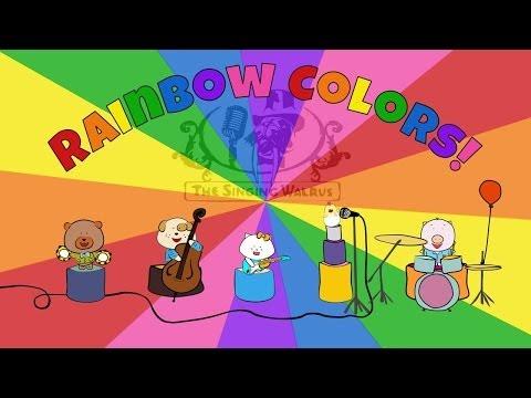 Rainbow Colors Song | Colors Song for Kids | The Singing Walrus thumbnail