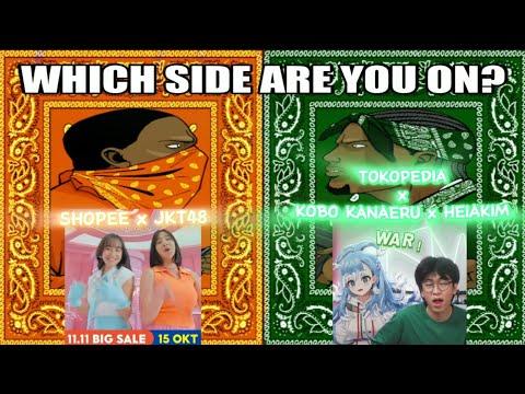 Iklan Tokopedia x Kobo Kanaeru & Heiakim vs Iklan Shopee x JKT48...🤯 thumbnail