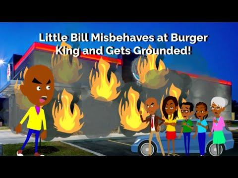 Little Bill Misbehaves at Burger King and Gets Grounded! thumbnail