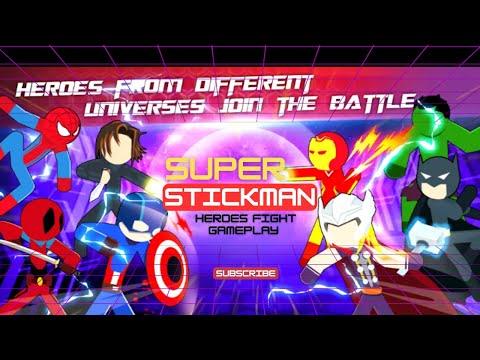 Super Stickman Heroes Fight Gameplay| Iron man vs Thor 2 | Mobile legends thumbnail