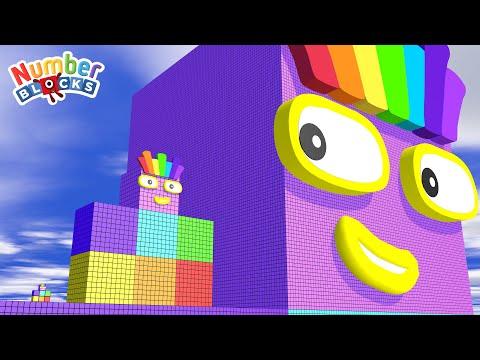 Numberblocks Step Squad NEW 1 to 7,000,000 BIGGEST - The Amazing Step Squad Numberblocks HUGE thumbnail