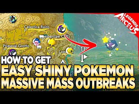 V1.1 Easy Shiny Pokemon in MASSIVE Mass Outbreaks - Pokemon Legends Arceus Daybreak thumbnail