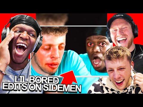 SIDEMEN REACT TO LIL BORED SIDEMEN EDITS thumbnail