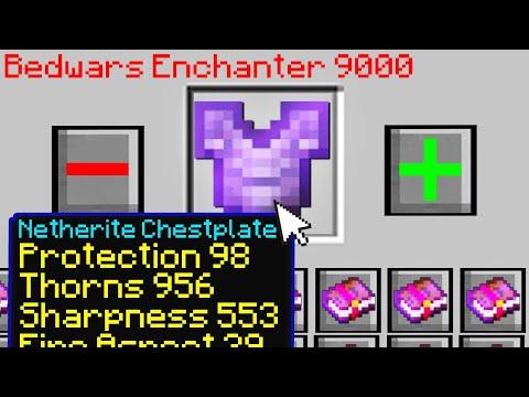 Minecraft Bedwars but you can use any enchant you want... thumbnail