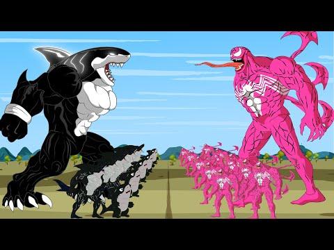 Evolution of BLACK SHARKZILLA vs PINK VENOM: Who Is The Next King Of The Monsters? |Godzilla Cartoon thumbnail