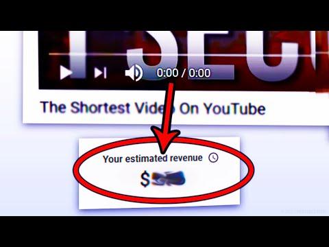 How Much Money The Shortest Video On YouTube Made... thumbnail