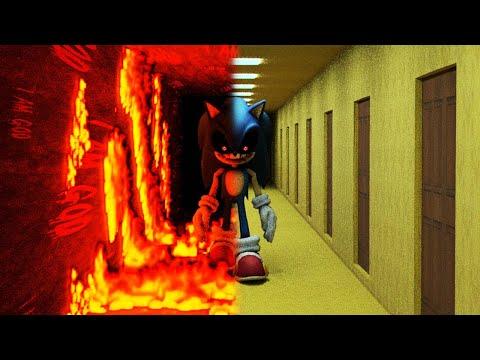 SONIC.EXE in the BACKROOMS! (Found Footage) | Animated Short thumbnail