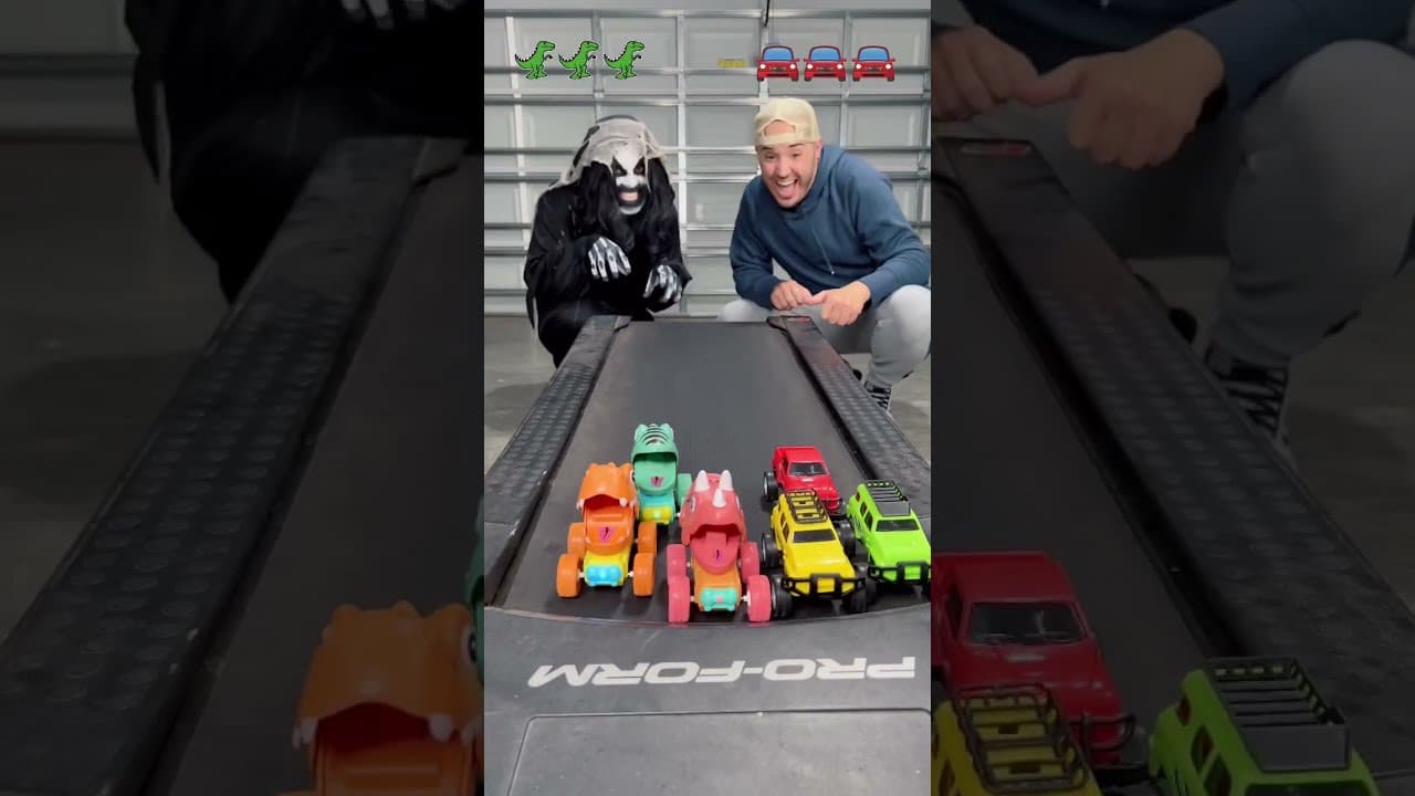 Car race with monster ๐ป #shorts
