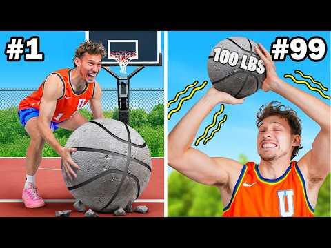 100 EXTREME Basketball Challenges! thumbnail