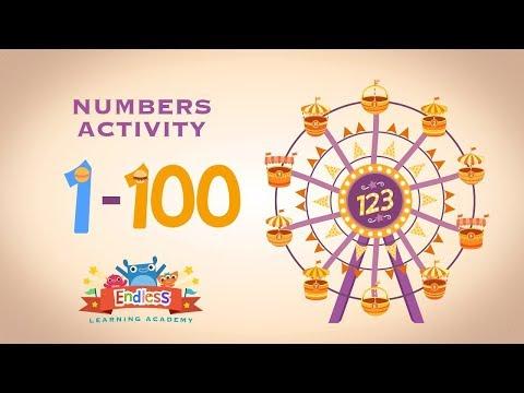 Learn Number From One to Hundred 1 - 100 in English Endless Numbers thumbnail