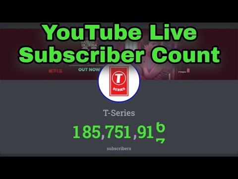 PewDiePie VS T-Series Live Subscriber Count