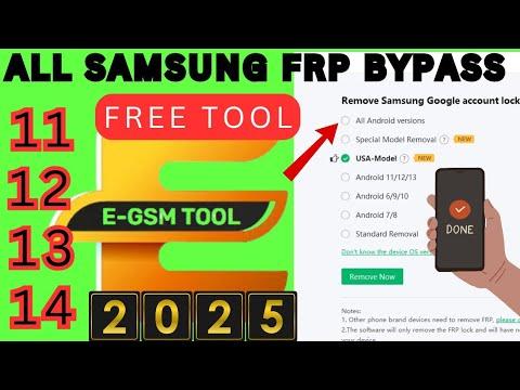 All Samsung FRP Bypass 2025 ADB Enable Fail New Unlock FRP Tool - Samsung FRP Remove 2025 No *#0*#. thumbnail