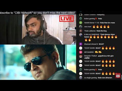 Valimai Glimpse Reaction LIVE 🔴 Valimai Thala Ajith Scene Trailer Review CIBI Network thumbnail