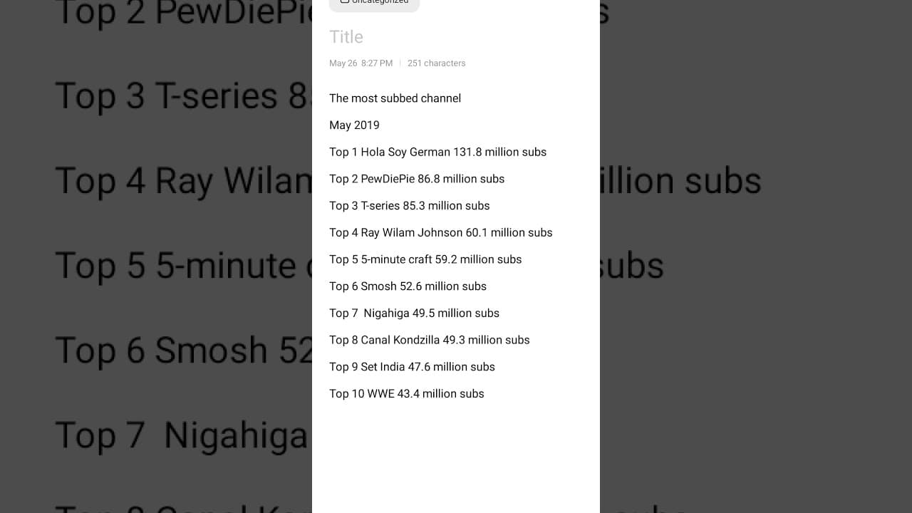 Channel Banner
